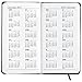 AT-A-GLANCE Diary 2017, Weekly / Monthly, Leather, Fine, 3-3/16 x 6
