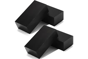 WENCEDA 4 Pcs HDPE Plastic Blocks, Polyethylene Plastic Block for Machining, Ultra High Molecular Polyethylene Solid Blocks Machining for Engineering Flooring Prototyping Home DIY Project (2 * 3 * 6 inch)