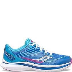 Saucony Kinvara 12 Running Shoe, Blue/Pink, 11 US