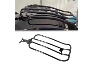 TiCoast Luggage Rack for Nightster, Motorcycle Carrier Support Shelf Fits Rear Solo Seat for Harley Davidson Nightster 975, B