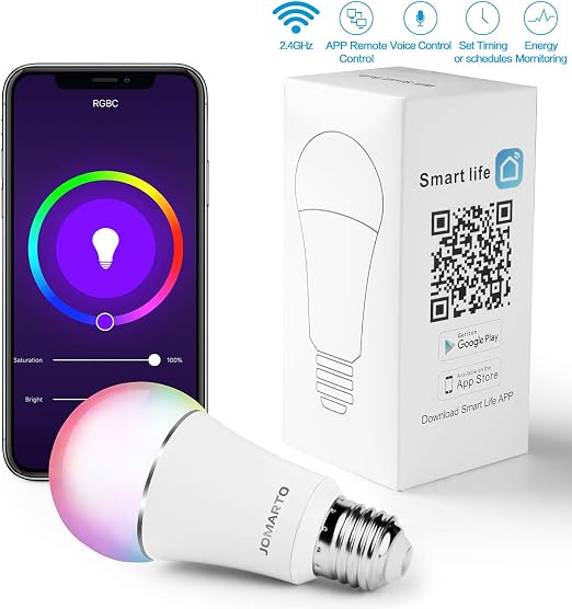 2pcs Wifi Dimmable Lampada Intelligent Smart Light Bulb Wireless