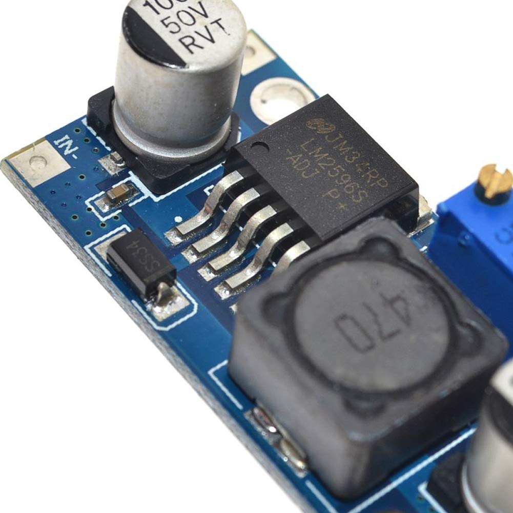 HONG111 8Pack LM2596 DC to DC Adjustable Buck Converter 3-40V to 1.5-35V Power Supply Step Down Module