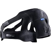 EVS SB03 Pro Shoulder Brace Men, Superior Compression, Adjustable, Black, L | RHEON X-Strap Dynamic Support System, Adjustable Compression &amp; Lightweight Air Mesh, past shoulder injuries and recovery
