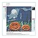 VKTECH Full Drill 5D DIY Diamond Painting Kit Halloween Castle Round Rhinestone Embroidery Cross Stitch Craft Best Gift Room Decor 12x12 inch
