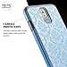 Galaxy Note 3 Case, Starshop [Shock Absorption] Dual Layers Impact Advanced Protective Cover with [Premium HD Screen Protector Included] for Samsung Galaxy Note 3 (Light Blue Lace)