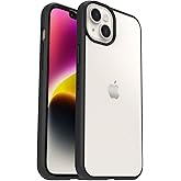 OtterBox iPhone 14 Plus Prefix Series Case - Black Crystal (Black/Clear), Ultra-Thin, Pocket-Friendly, Raised Edges Protect Camera & Screen, Wireless Charging Compatible