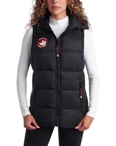 CANADA WEATHER GEAR Women's Vest Quilted Puffer Vest Outerwear