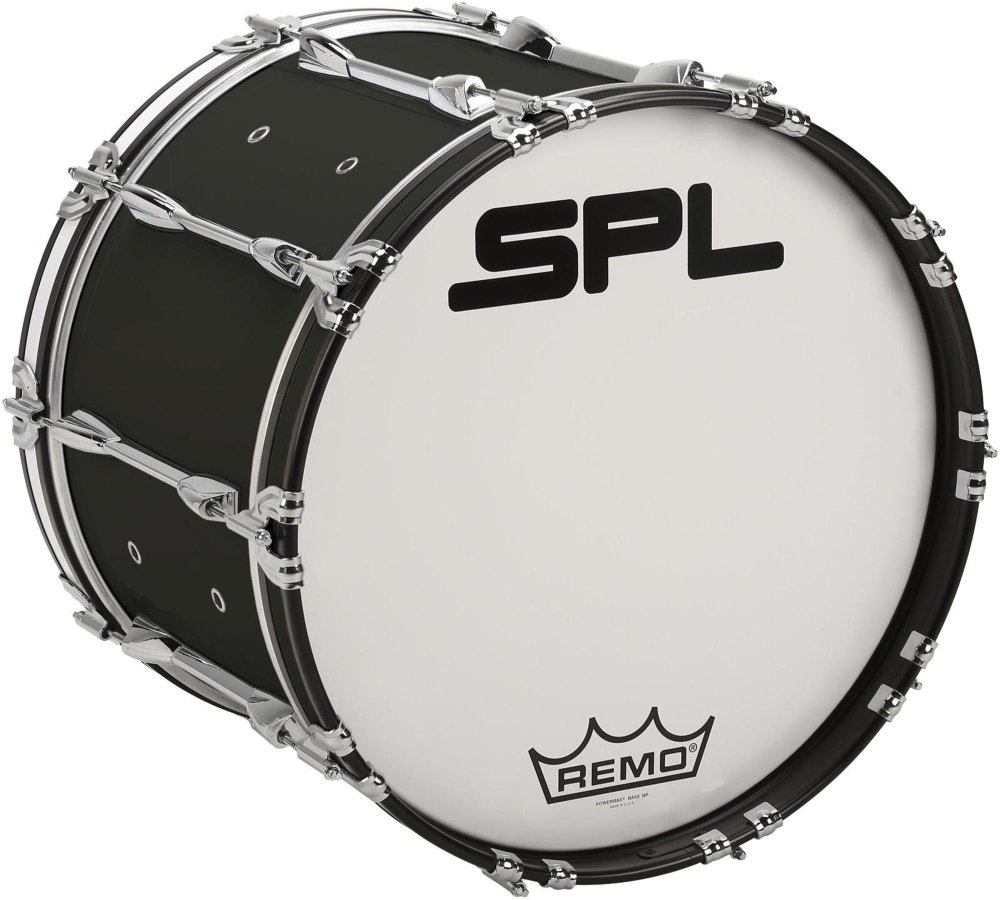 Sound Percussion Labs Birch Marching Bass Drum With Carrier 20 X 14