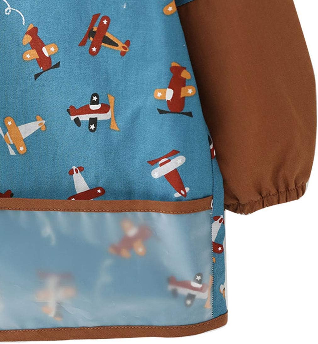 Happy Cherry Enfant Tablier Bebe Repas Impermeable Blouse De Peinture Maternelle Ecole Manches Longues Bavoir Bebe Fille Garcon 1 2 Ans Bleu Avion Loisirs Creatifs Jeux Et Jouets Iplanmovilidad Com