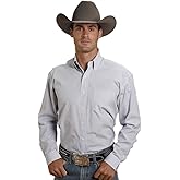 Stetson Men's Plaid Button Shirt Blue XXX-Large