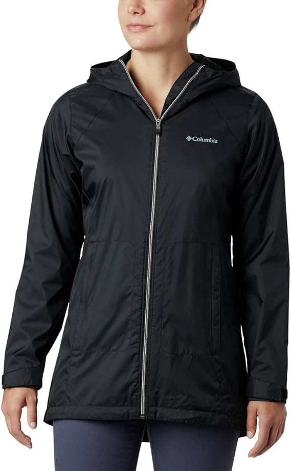 columbia long black jacket