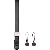 Peak Design Cuff Camera Wrist Strap, Compatible with DSLR, Compact and Point-and-Shoot Cameras, Low Profile, Quick Release