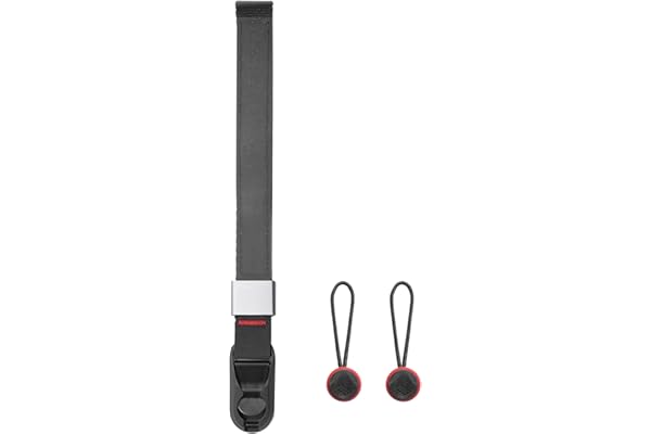 Peak Design Cuff Camera Wrist Strap, Compatible with DSLR, Compact and Point-and-Shoot Cameras, Low Profile, Quick Release