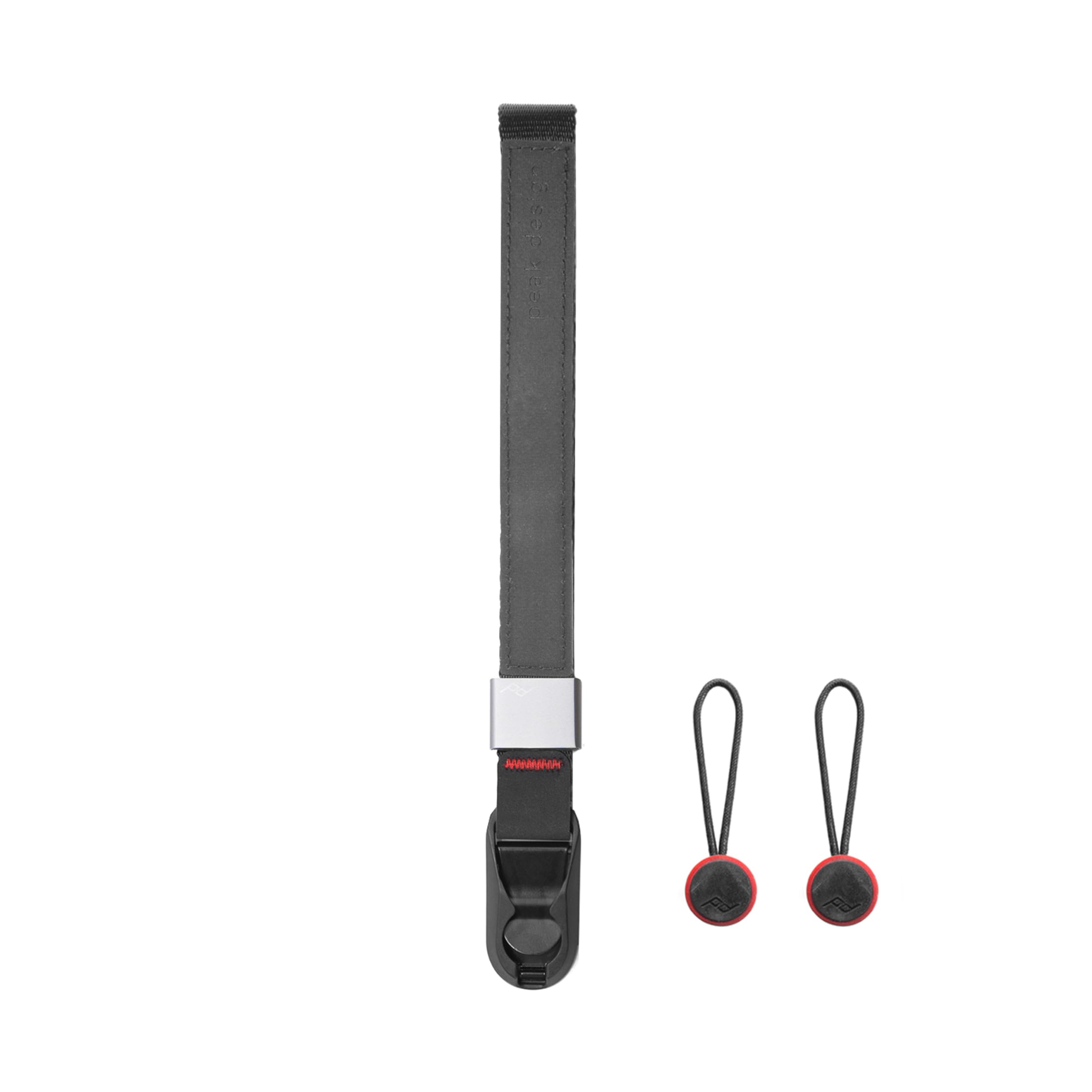 Peak Design Cuff Camera Wrist Strap, Black, Compatible with DSLR, Compact and Point-and-Shoot Cameras, Low Profile, Quick Release and Connection, 90 kg Capacity, Camera Straps for Photographers