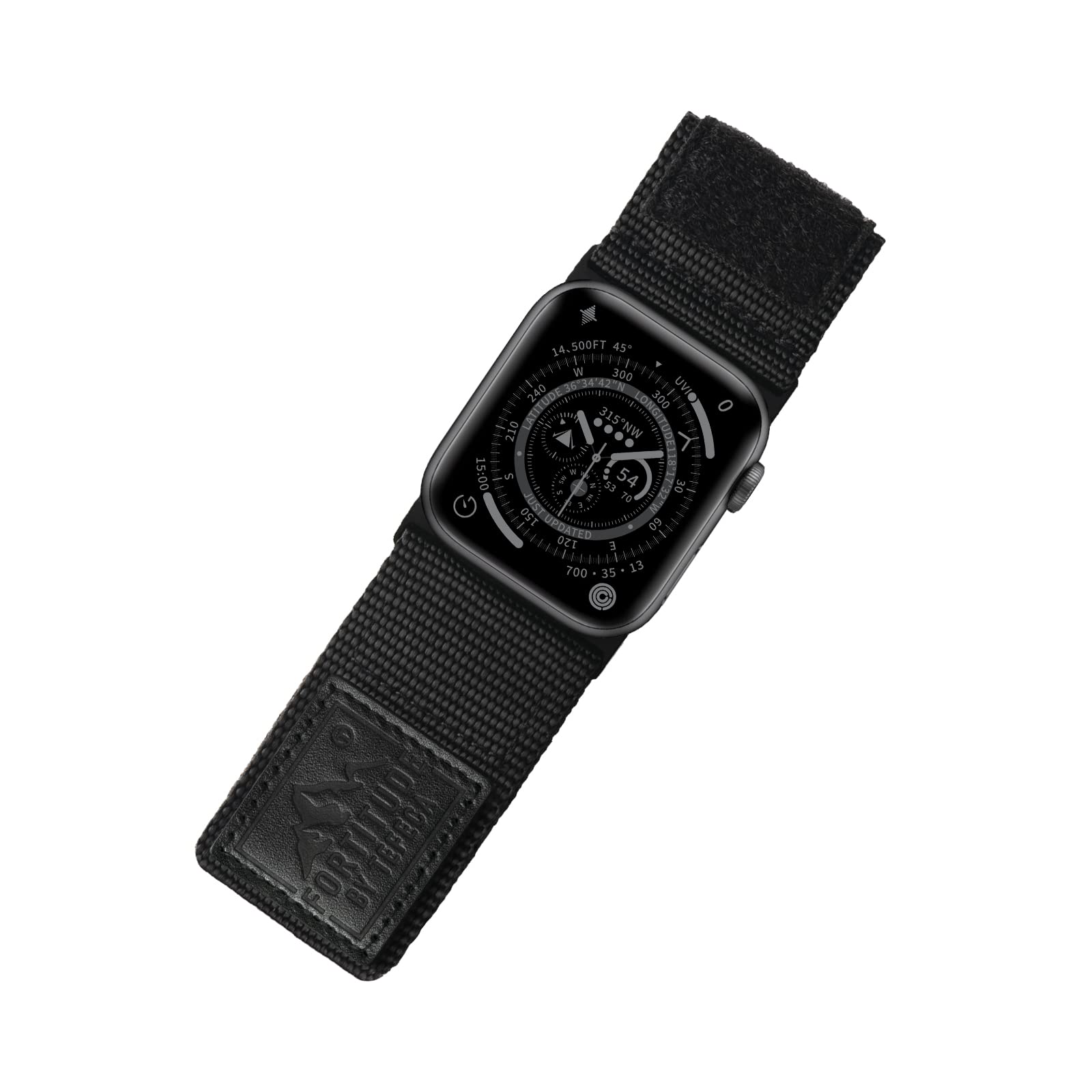 Tefeca Fortitude Series Ultrawide Band Compatible with Apple Watch Ultra/Ultra2 Series 9/8/SE2/7/6/SE/5/4/3/2/1(Night, M/L for 49/45/44/42mm)