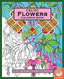 MindWare - Celtic Flowers Coloring Book - 24 Total Designs - Teaches Creativity and Fosters Imagination