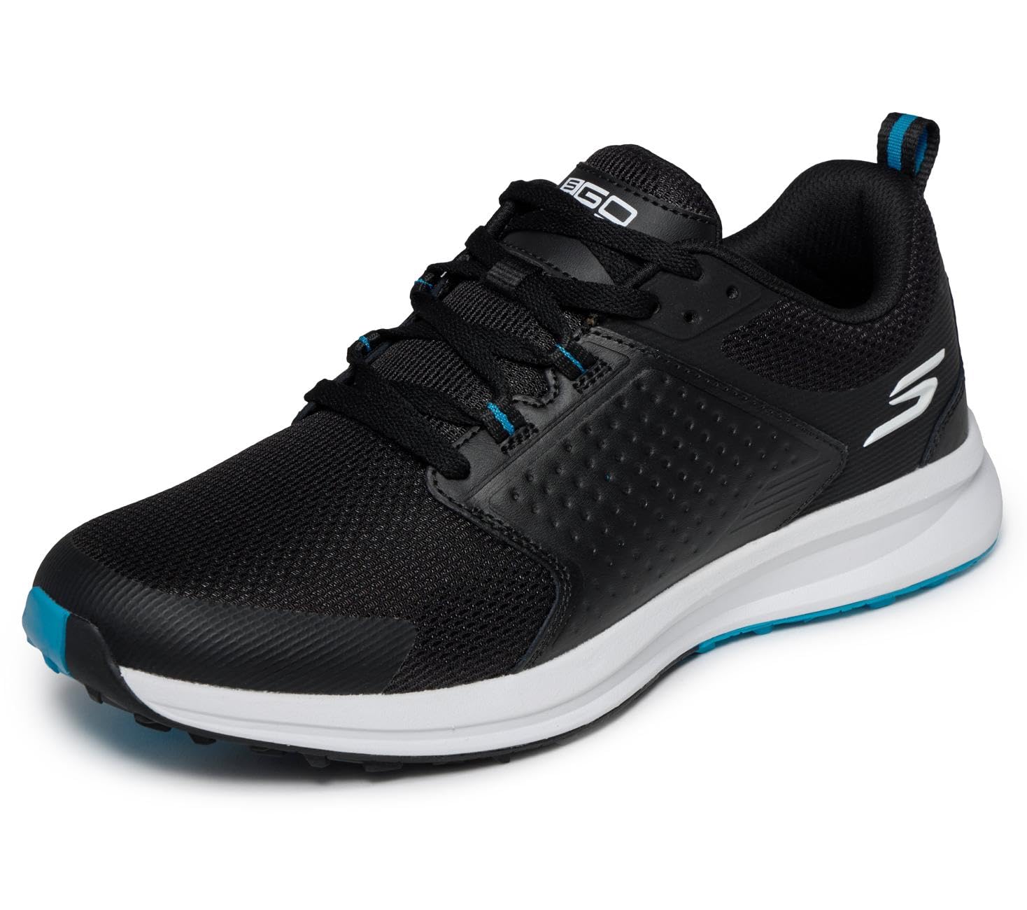 Skechers Men’s Quest Spikeless Golf Shoe Sneaker, Black, 11 Wide