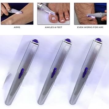 Womens Cordless Face Body Fine Hair Trimmer Safe Care