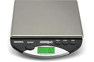 GENERAL Compact Bench Scale 3000g x 0.1g Black