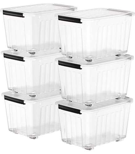 Lid 50 Gallon Clear Plastic Storage Bin Hart Clear 50 Gallon