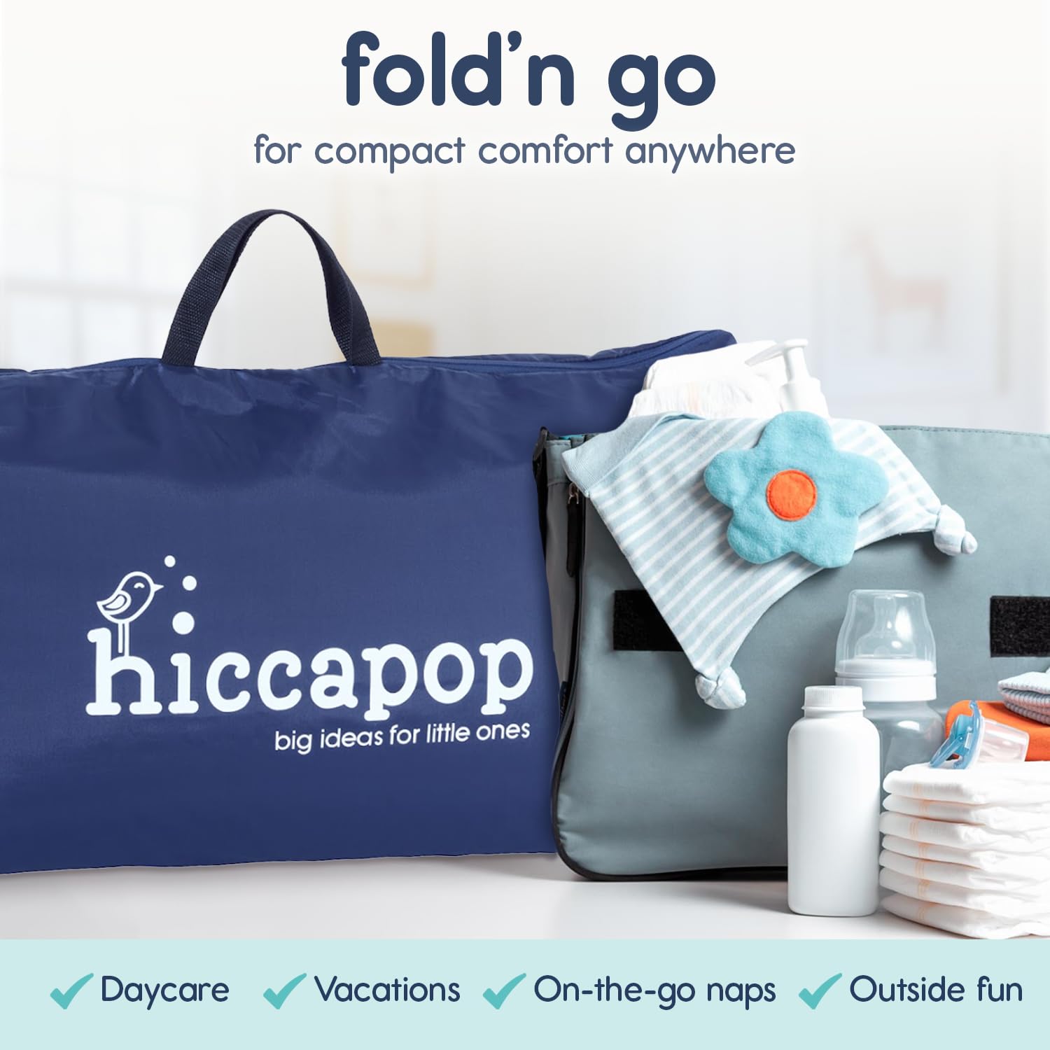 hiccapop Pack and Play Mattress Pad (38