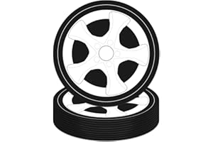 Poqirzan 30PCS Racing Car Paper Plates Race Car Plates Race Car Birthday Party Supplies Car Wheel Plates Food Trays Race Car 