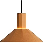 Golden Lighting Faroe 13in Integrated LED Pendant in Earth Yellow/Grey Felt