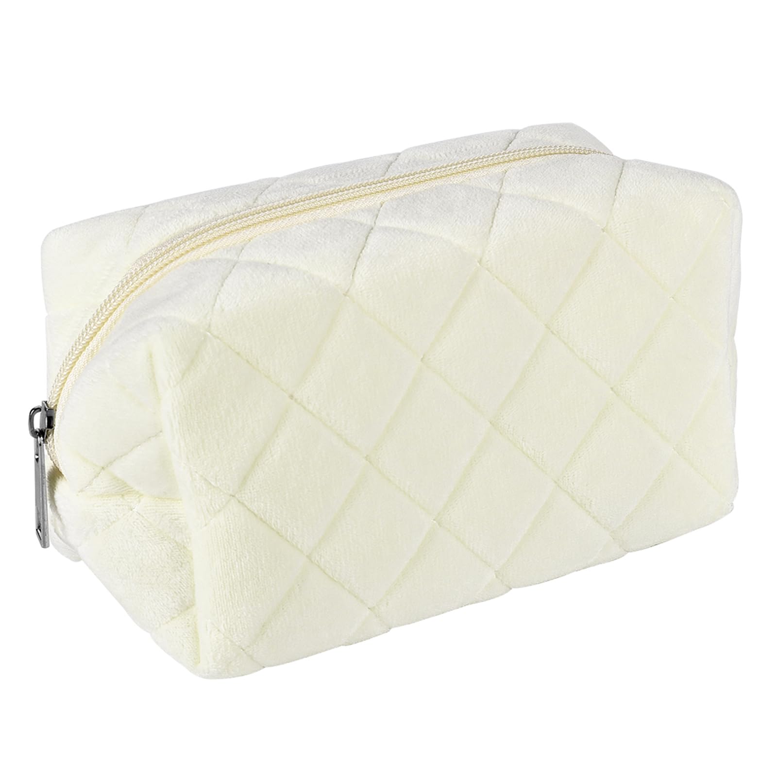 TopHomer Girls Pencil Case - Big Capacity Portable Office Stationery for Middle School, High School, College Students - Beige