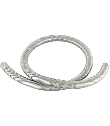 GenExhaust 1-1/2" Steel Exhaust Extension Pipe (8 Ft) For Duromax Generators