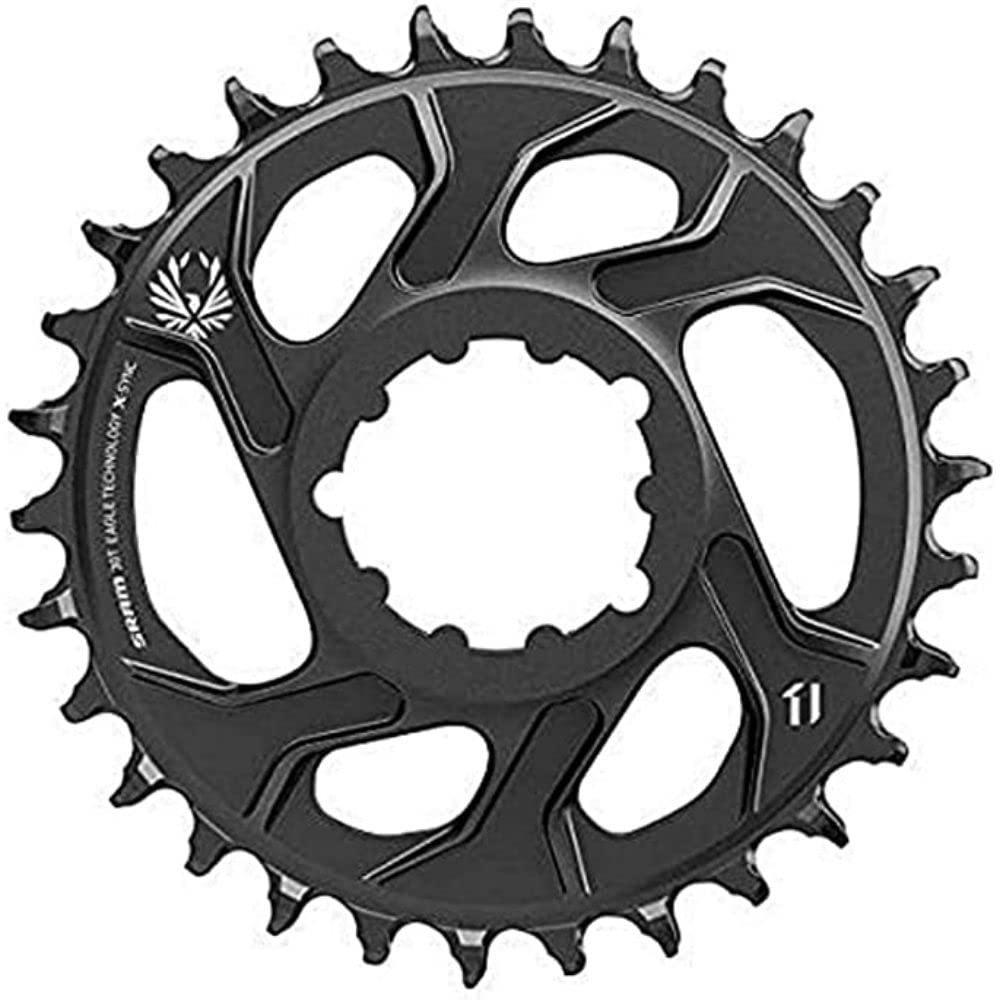 Sram Eagle X-Sync 38T Direct Mount Off-Set Aluminium 12-Speed Chain Ring - Black, 6 mm
