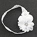 MauSong Christening Headbands Baptism Headbands with Bows