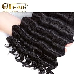 QTHAIR 14a Brazilian Loose Deep Wave Human Hair