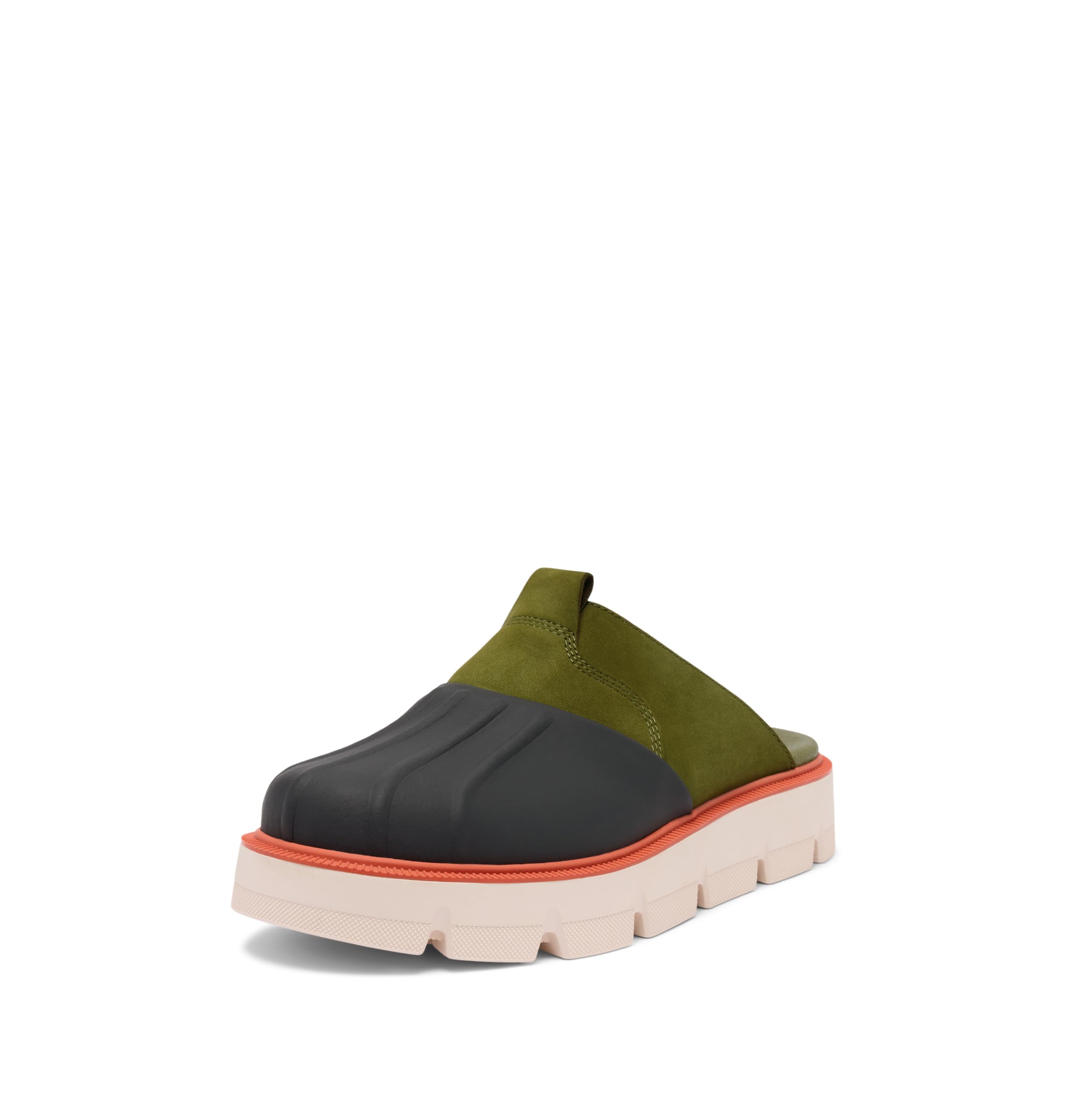 Sorel Women’s Rein CB Clog, Utility Green/Pearlescent, 6.5