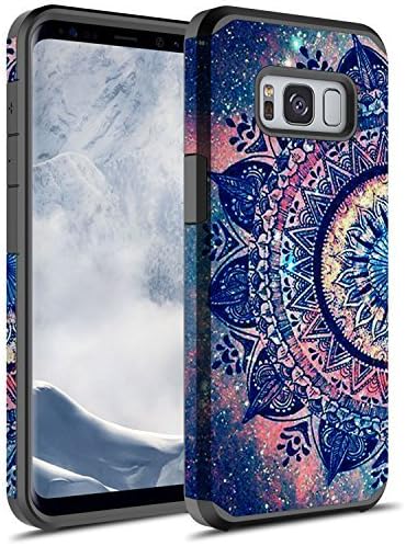 Galaxy S8 Plus Case, Hasting [Drop Protection] Dual Layer Graphic Designed Shockproof Hard Hybird Slim Defender Armor Protector Cover for Samsung Galaxy S8 Plus (Mandala)