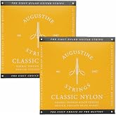 Augustine Strings Classic Gold - Medium Tension Classical Guitar Strings - The Original Nylon String - 2 Sets