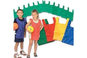 US Games 1039795 Youth Nylon Pinnies, One Dozen