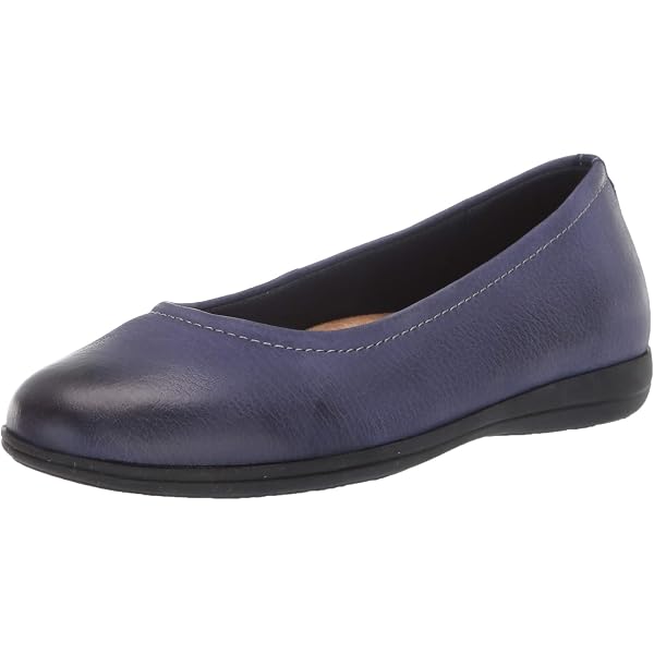 Trotters Women's Ballet Flat - Black Patent, 12 Wide, Soft Leather Slip-On