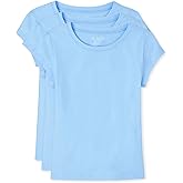 The Children's Place Girls Basic Short Sleeve Layering Tees Daybreak 3-Pack Medium
