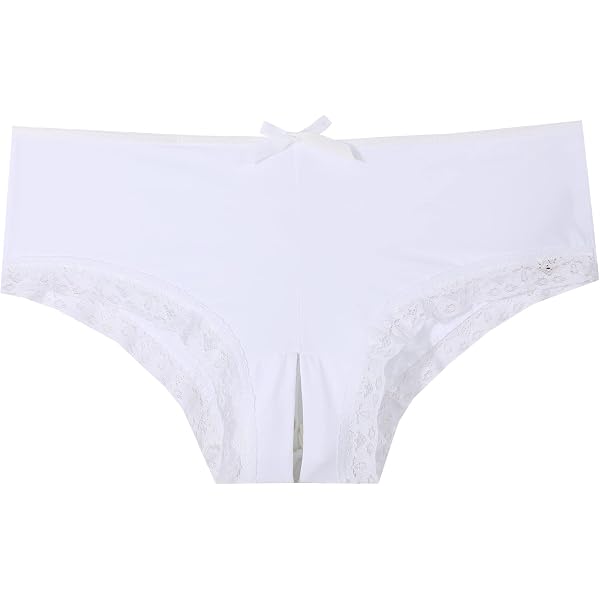 Mutandine Femminili Crotchless In Nylon E Spandex – Pantaloncini Sexy Trasparenti – Taglia Regolare - Foto 5