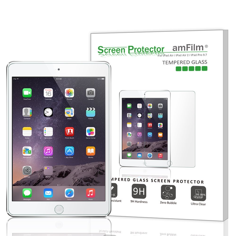 Ipad Pro 9.7 Inch / Ipad Air / Ipad Air 2 Screen Protector Glass Amfilm 0.33M.. 21 61zymeYG20L