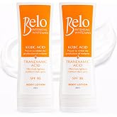 Belo Essentials Intensive Body Lotion Smooth Texture Fast Absorbing Lightweight Daily Use Hydration Boost Care - 200mL x 2 Bottles