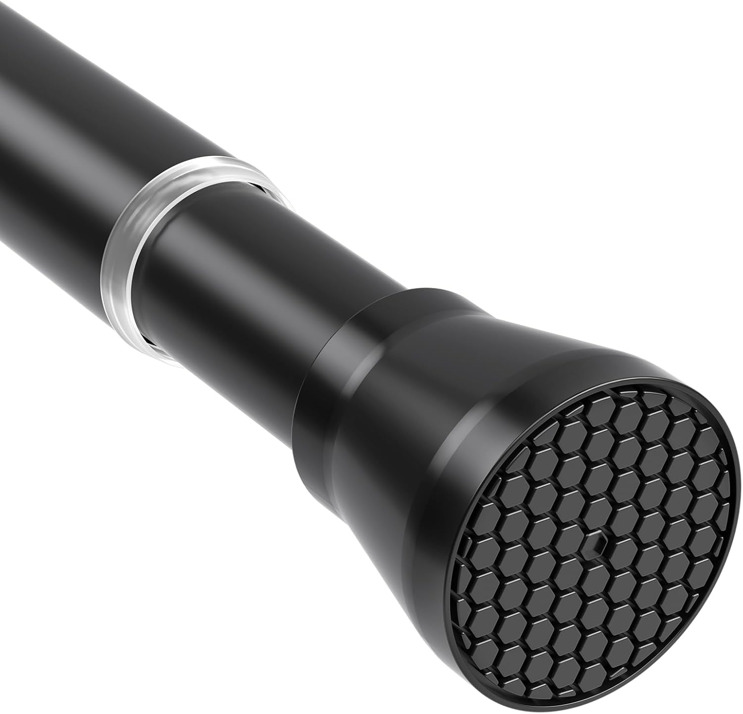 Window Treatment Hardware - Tension Rods for Windows 28 to 48 Inch Black Curtain Rods No Drilling Tension Rod Curtain Rod Adjustable Tension Curtain Rods Expandable Pressure Spring Tension rods for Closet, Doorway