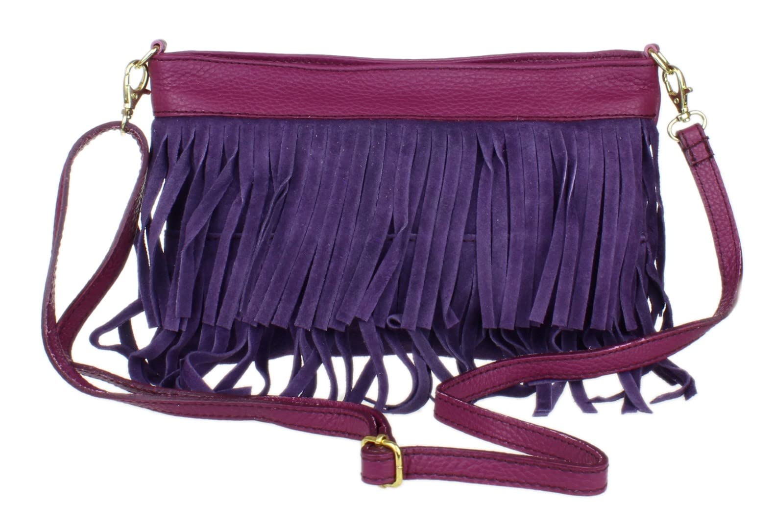 Girly Handbags Womens Gina Cross-Body Bag Purple