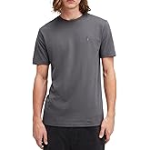 AllSaints Men's Brace SS Crew, Gravestone Grey