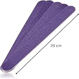 Manicare 5pk Long Lasting Emery Boards Nail Files Fine Coarse Grit Natural Gel view 4