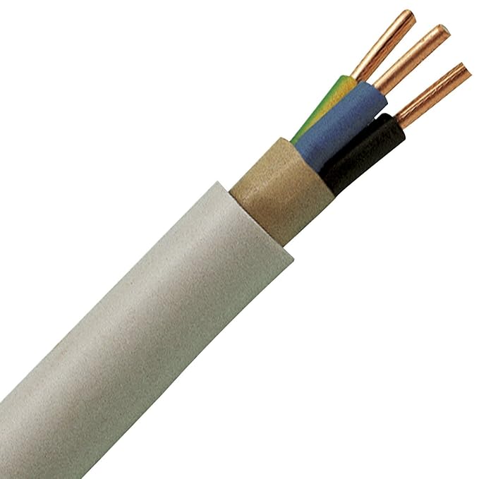 waskönig de Walter 5 eléctrico NYM-J - Cable con 3 x 2,5 mm² 50 m Ring (Marca Alemana.) VDE ...