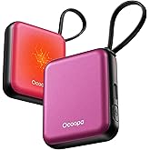 OCOOPA Hand Warmers Rechargeable, Smart Temp Control,100℉ -126℉, UL Safe, 7H*2 Long Battery, Small Palm-Sized Slim Fits Gloves, Purse, Camping, Travel, Cold Hands Gifts Women,UT5 Nano