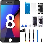 DGSCSMY for iPhone 8 SE 2nd Generation Screen Replacement Black 4.7" LCD | Display Digitizer for iPhone SE2 2020 3D Touch Full Assembly with Repair Tools Fix Kit A1863 A1905 A1906 A2275 A2298 A2296