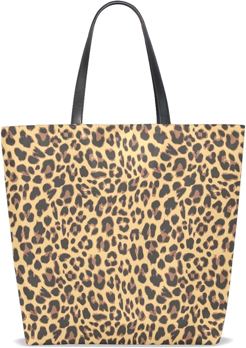 New Style Handbag Purse Leather Tote Bag Big Capacity Travel Satchel For Womens Seamless Leopard Pattern Clothing The Lowest Price Www Unma Go Ug