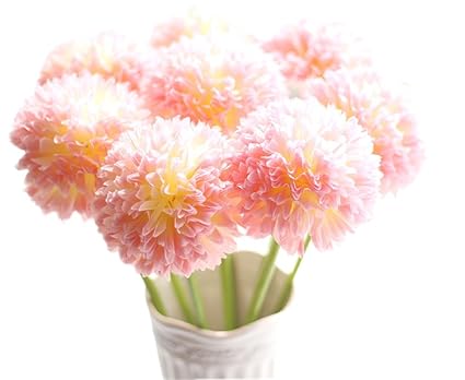 Hosaire 3pcs Fleurs Artificielles De Bouquets Hortensia Fleur De Simulation De La Fête Des Mères Décoration Pour Maison Mariage Rose